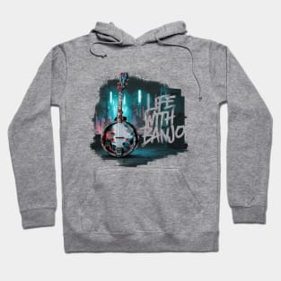 Life With Banjo, Banjo Graffiti Design Hoodie